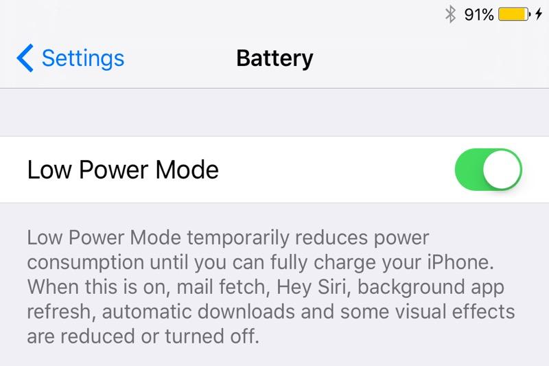 Low Power Mode